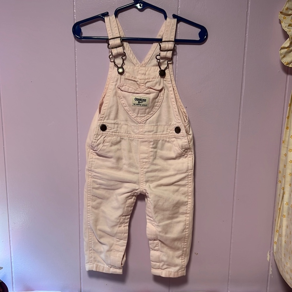 OshKosh Bigosh pink overalls